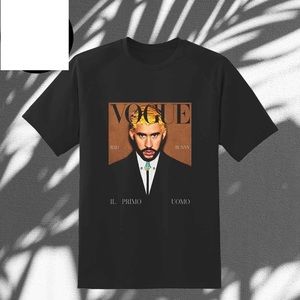Bad Bunny On Vogue Italy June 2024 Fan Gifts Classic Grphics T-Shirt